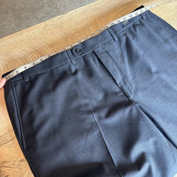 Daniel Cremieux Tobin Modern Fit Travel Smart Dress Pants Blue 44 - Picture 12 of 13